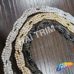 3/8" Twisted Crystal Rhinestone Trim, RT-019
