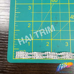 3/8" Twisted Crystal Rhinestone Trim, RT-019