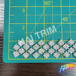 1 1/8" Checkered Diamond Crystal Rhinestone Trim, RT-020