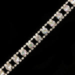 SALE! 1/2" Round Diamante Rhinestone Trim, RT-125