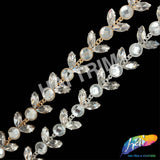 7/8" Glass Arrow Jewel Rhinestone Trim, RT-181