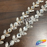 7/8" Glass Arrow Jewel Rhinestone Trim, RT-181