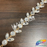 7/8" Glass Arrow Jewel Rhinestone Trim, RT-181