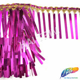 3 3/4" Rectangle Sequin Fringe with Braided Sequins Tape, SEQ-005