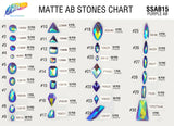 Matte Purple AB Resin Stones, SSAB15