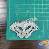 Silver Plastic Carved Buckle Piece