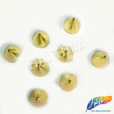 15x26mm Metallic Gold Acrylic Spike Studs (8 pieces)