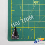 15x26mm Metallic Gunmetal Acrylic Spike Studs (8 pieces)