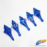 Royal Blue Faceted Icicle Chandelier Drop Beads