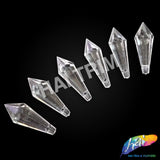 Clear Faceted Icicle Chandelier Drop Beads