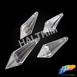 Clear Faceted Icicle Chandelier Drop Beads