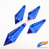 Royal Blue Faceted Icicle Chandelier Drop Beads