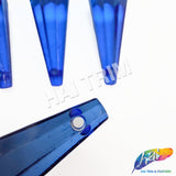 Royal Blue Faceted Icicle Chandelier Drop Beads