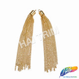 4" Gold Chain Tassels, TSL-05 (2 pieces)