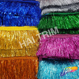 4" Plastic Tinsel/Lurex Fringe