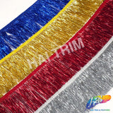 4" Plastic Tinsel/Lurex Fringe