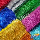 4" Plastic Tinsel/Lurex Fringe