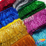 4" Plastic Tinsel/Lurex Fringe