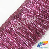 4" Plastic Tinsel/Lurex Fringe