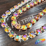 10mm (3/8") Topaz AB Acrylic Diamante Cupchain Trim, CST-001