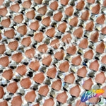 36" x 48" Rhinestone Mesh Fabric with Square Crystal Stones
