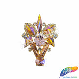 Fancy Color Motif Rhinestone Applique, YH-505