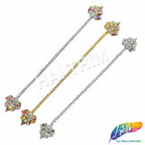 Chained Fancy Rhinestone Trim Piece, YH-528