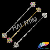 Chained Fancy Rhinestone Trim Piece, YH-528