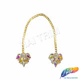 Chained Fancy Rhinestone Trim Piece, YH-528