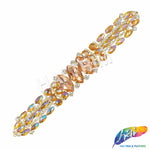 SALE! Fancy Rhinestone Motif Banding Applique, YH-084