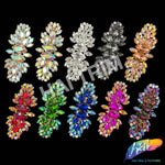 SALE! Fancy Colored Rhinestone Motif Applique, YH-089