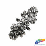 SALE! Fancy Colored Rhinestone Motif Applique, YH-089