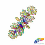 SALE! Fancy Colored Rhinestone Motif Applique, YH-089