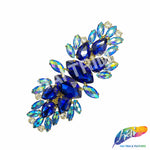 SALE! Fancy Colored Rhinestone Motif Applique, YH-089