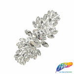 SALE! Fancy Colored Rhinestone Motif Applique, YH-089