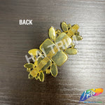 SALE! Fancy Colored Rhinestone Motif Applique on Metal Setting, YH-090