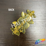 SALE! Fancy Colored Rhinestone Motif Applique on Metal Setting, YH-090