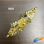 SALE! Fancy Colored Rhinestone Motif Applique on Metal Setting, YH-103