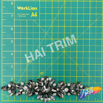 SALE! Fancy Rhinestone Flower Applique on Metal Setting, YH-104