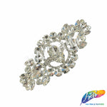 SALE! Fancy Colored Rhinestone Motif Applique on Metal Setting, YH-106