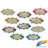 Fancy Color Motif Rhinestone Applique, YH-503