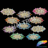 Fancy Color Motif Rhinestone Applique, YH-503