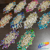Fancy Color Motif Rhinestone Applique, YH-503