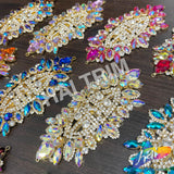 Fancy Color Motif Rhinestone Applique, YH-503