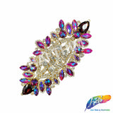 Fancy Color Motif Rhinestone Applique, YH-503