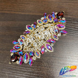 Fancy Color Motif Rhinestone Applique, YH-503