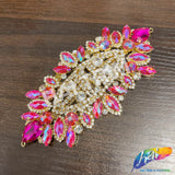 Fancy Color Motif Rhinestone Applique, YH-503