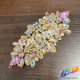 Fancy Color Motif Rhinestone Applique, YH-503