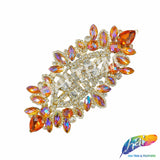 Fancy Color Motif Rhinestone Applique, YH-503
