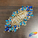 Fancy Color Motif Rhinestone Applique, YH-503
